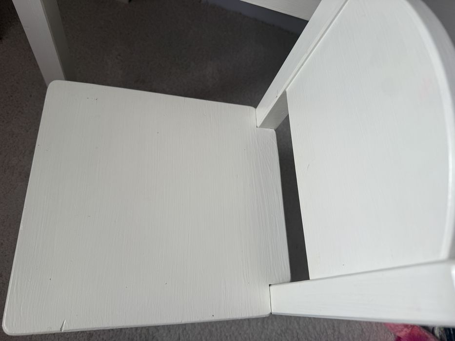 Дитячий білий столик та стільчик IKEA sundvik/детский столик