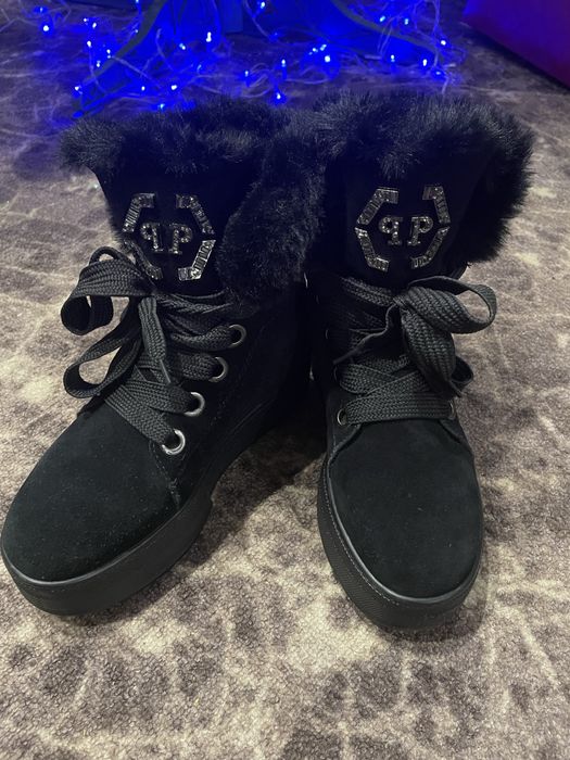 Philipp Plein зима жіночі гарні черевики 37 р