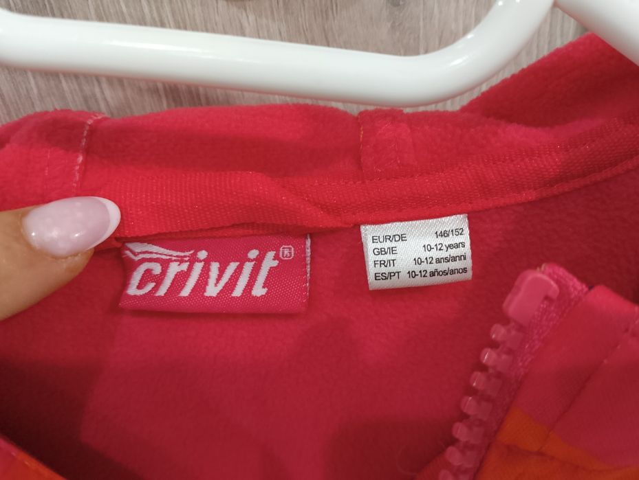 Kurtka przejściowa Softshell Crivit 146/152 S 36