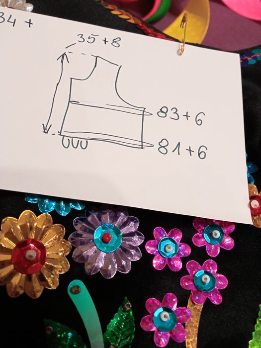 Gorset do stroju krakowskiego 134+