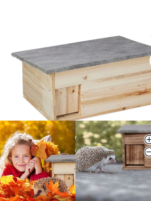 Domek dla jeża, budka lęgowa, legowisko