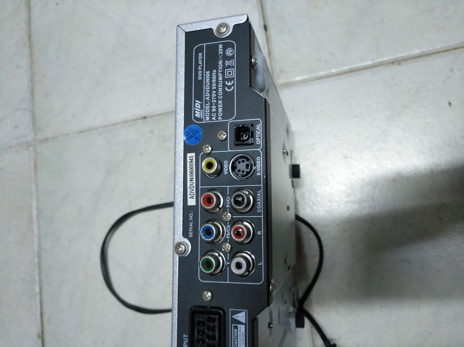 Leitor de DVD mini DVD e MP3