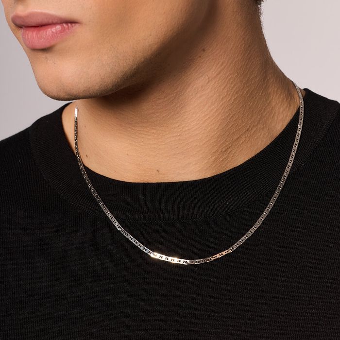 Srebrny łańcuszek męski 3mm