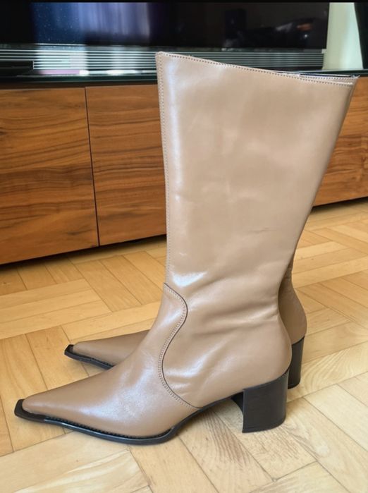 Kozaki skórzane Barbara Renzi rozm. 38