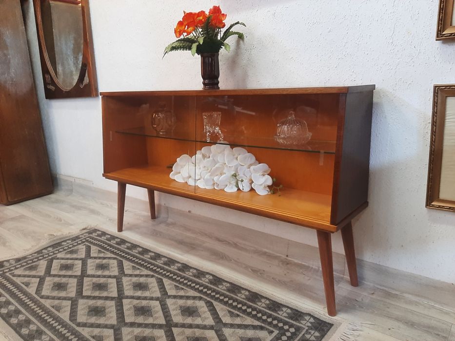 Komoda / witryna vintage PRL lata 60/70