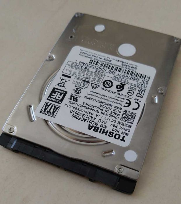 Ноутбучний жорский диск Toshiba (від 2х шт.)