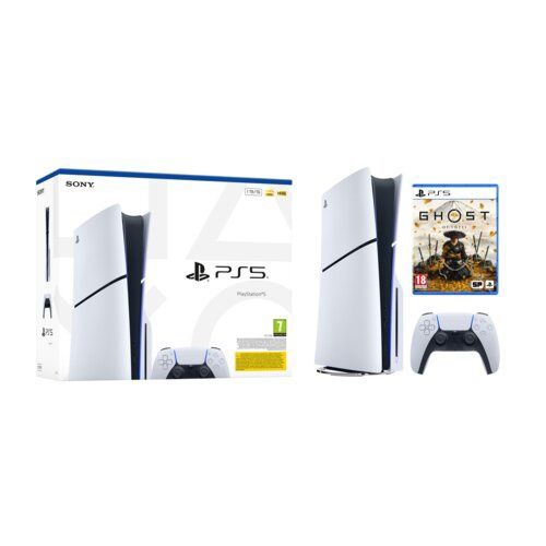 sony playstation ps5 slim 1tb (e-chassis) + gra ghost of yotei