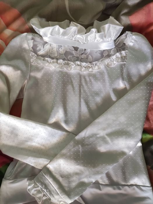 Блуза шкільна, 140, гарний стан