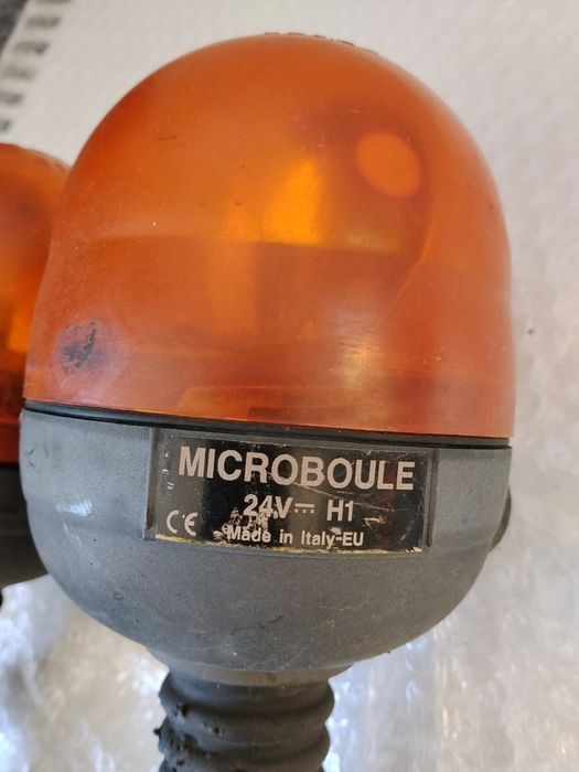 Lampa ostrzegawcza kogut obrotowy MICROBOULE 12V / 24V