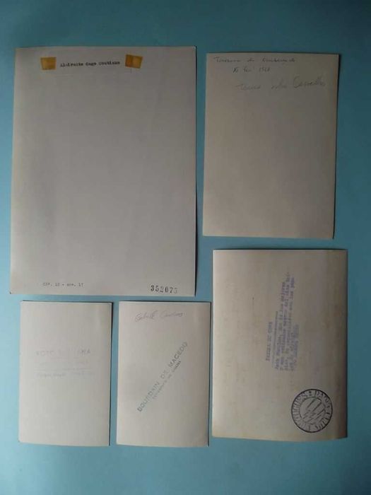 2 Fotos ORIGINAIS antigas de figuras públicas