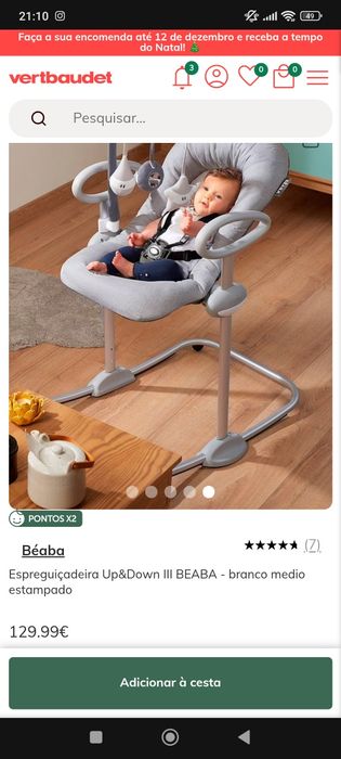 Espreguiçadeira Béaba Up & Down