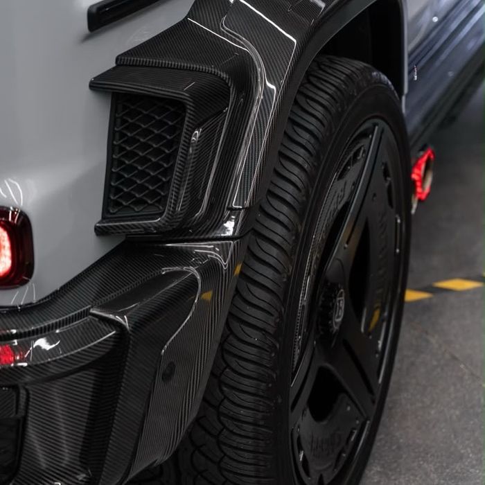 Обвес BRABUS ROCKET 2026 Карбон для Mercedes G-Class W464 W465 насадки, диски, накладка на капот, люстра, спойлер, рамка решетки