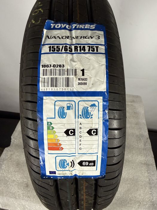 Літні шини НОВІ 2шт R14 155/65 75T Toya Tires NANOENERGY 3 2019