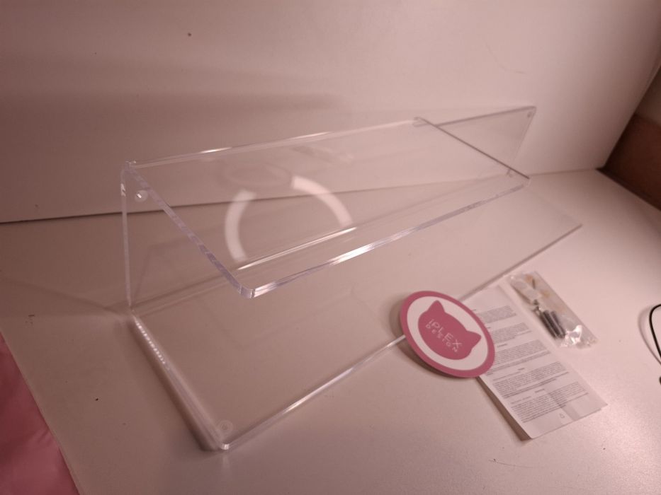 iPLEX design półka wisząca z plexi 60x30x14cm