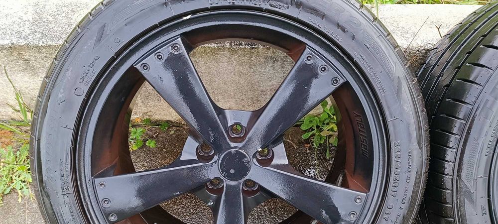 Jantes 17" 5x100 "Split Rim" p/VW Golf, Seat, Audi + Pneus 225/45