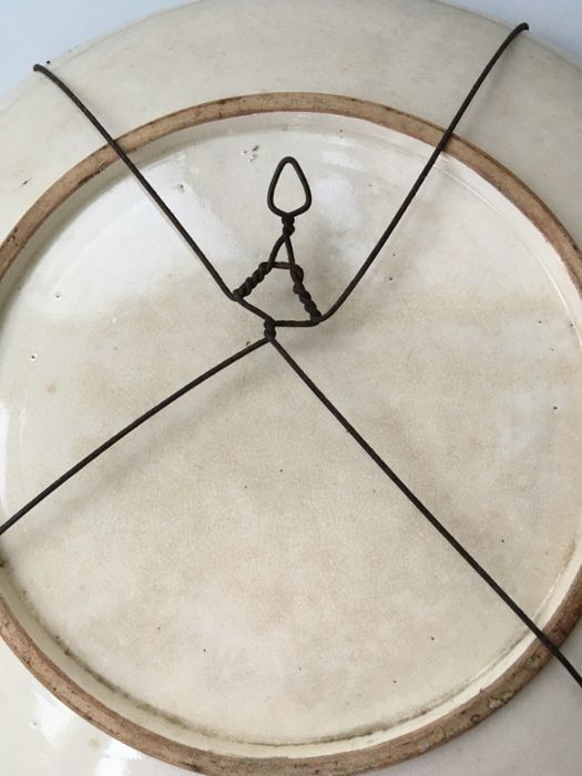 Prato japonês, Satsuma , pintado á mão, cerca 1900