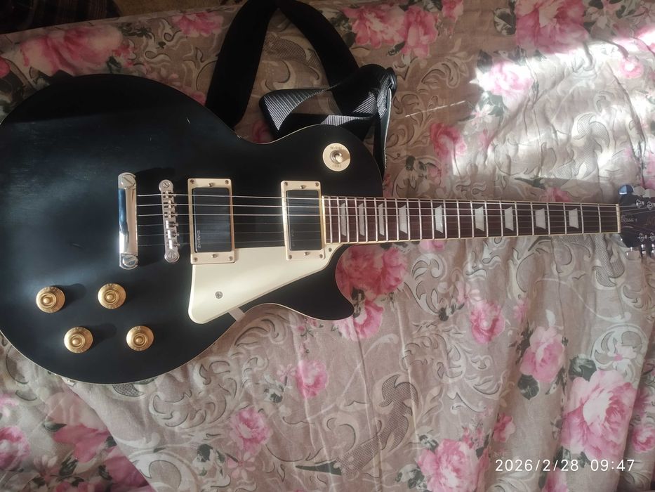 EMG Epiphone les paul classic worn ebony Gotoh