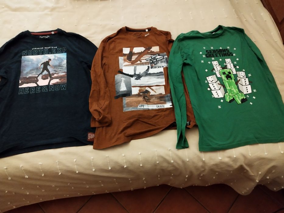 Conjunto de 3 sweats rapaz 14-15 C&A