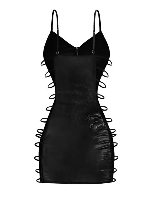 Latexowa sukienka plus stringi rozm L/XL