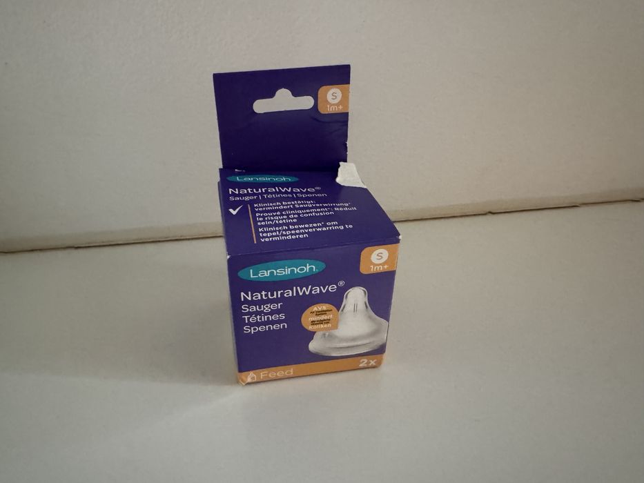 Tetinas Lansinoh naturalwave (wide neck)