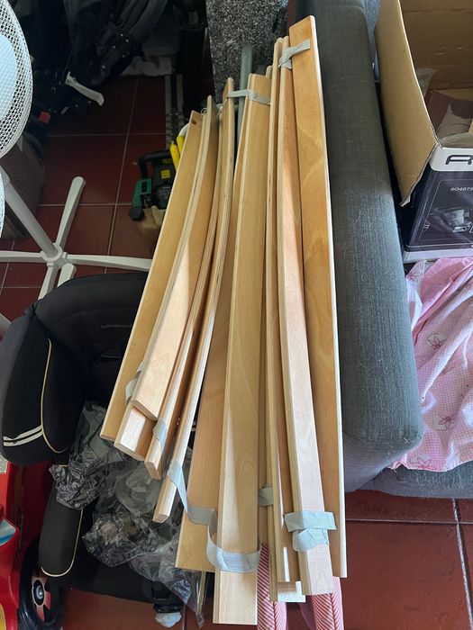 Estrutura de cama + estrado Ikea