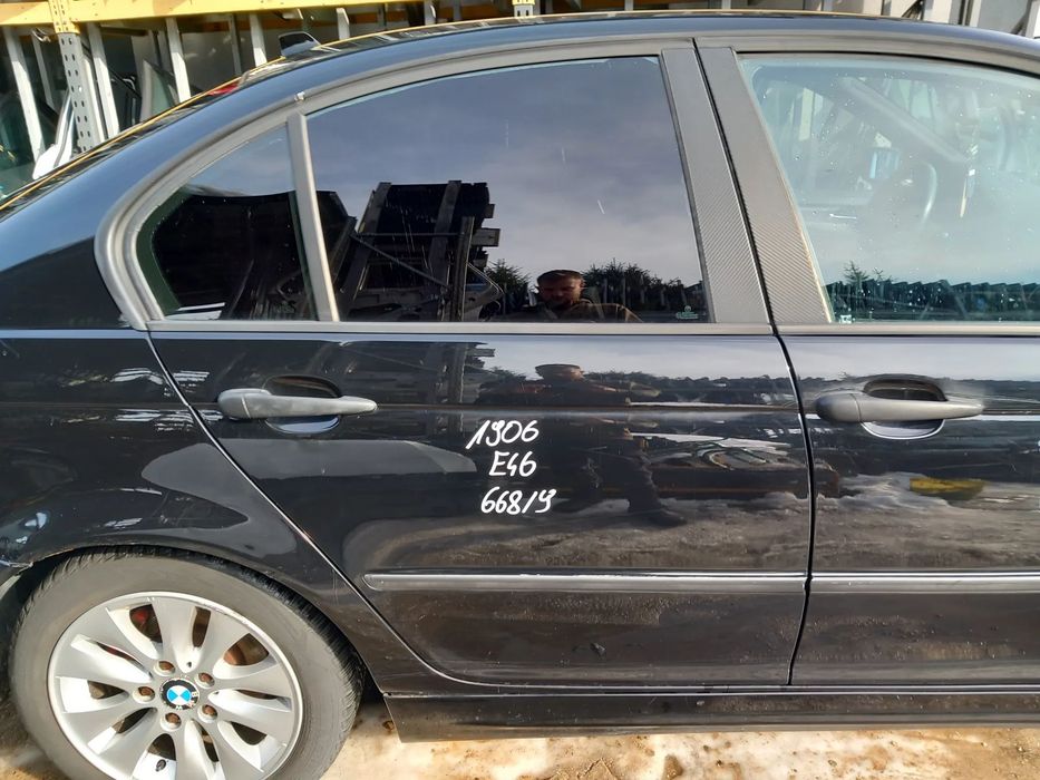 BMW E46 DRZWI PRAWE TYLNE PRAWY TYŁ SEDAN KOLOR: 668/9