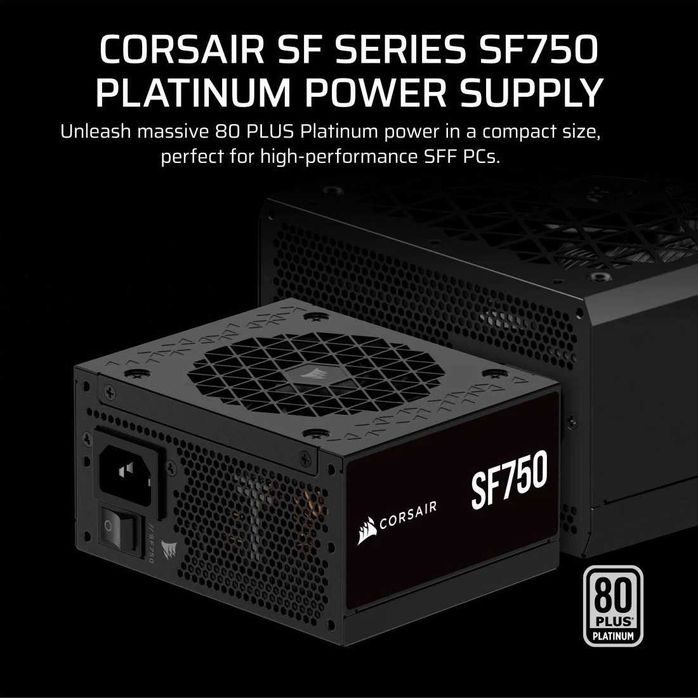Блок живлення Corsair SF750 750W 80 PLUS Platinum (CP-9020284)