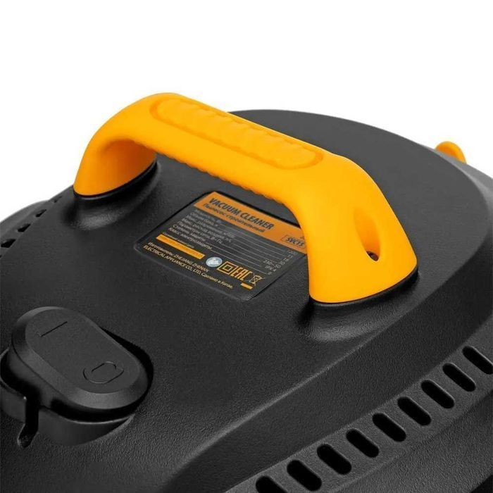 Пилосос будівельний Denzel порохотяг 1300Вт 15л Пылесос строительный