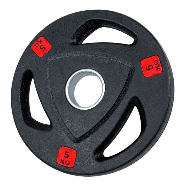 Диск олімпійський гумовий чорний 2,5-25 кг