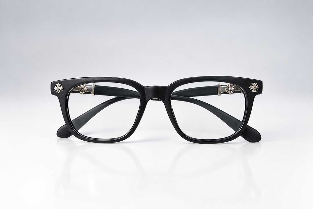 Okulary czarne Chrome Hearts