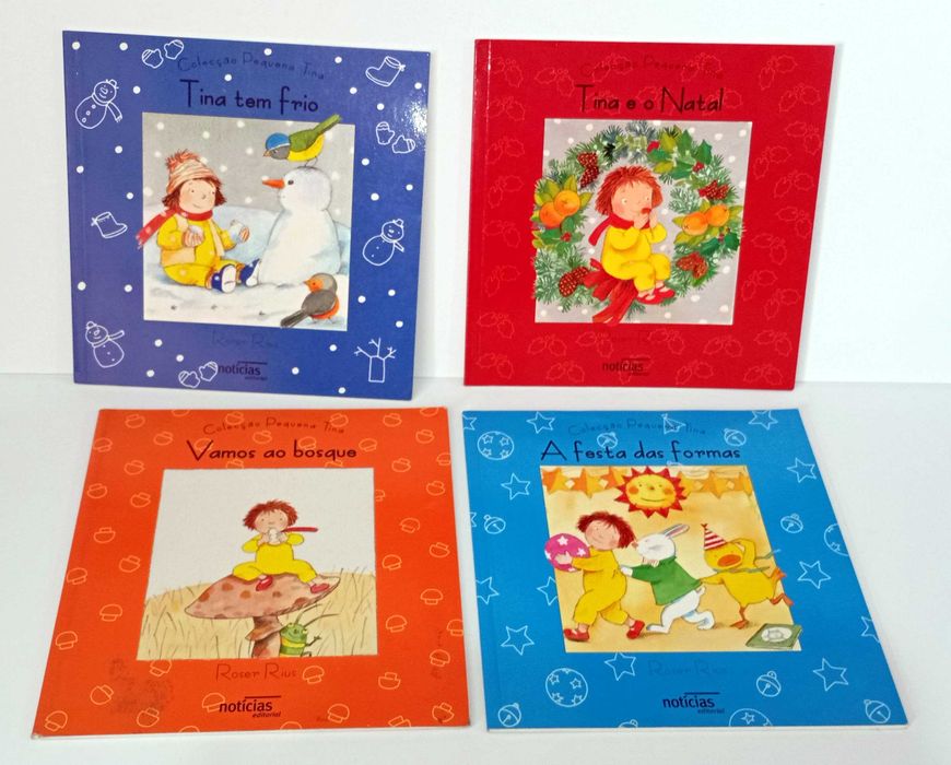 Livros da coleção Pequena Tina