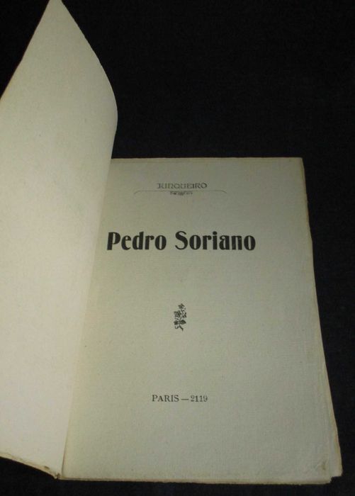 Livro Pedro Soriano Guerra Junqueiro RARO