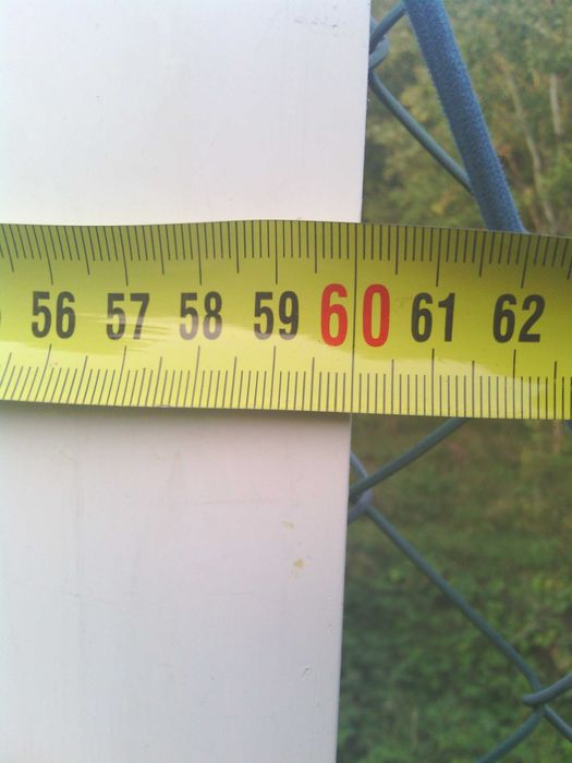 Okno plastikowe białe 60 x 147 otwieralno uchylne