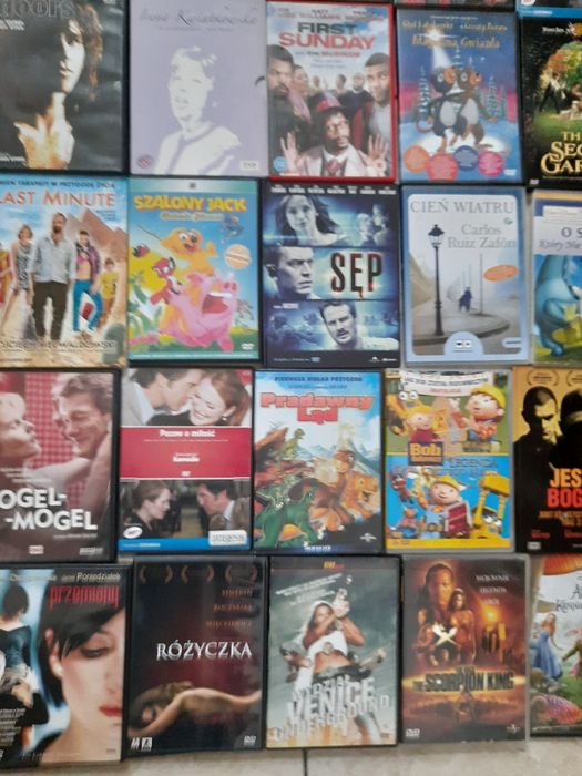 Filmy bajki dvd 105 sztuk seriale
