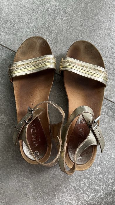 Sandalki damskie 40 Venezia vera pelle