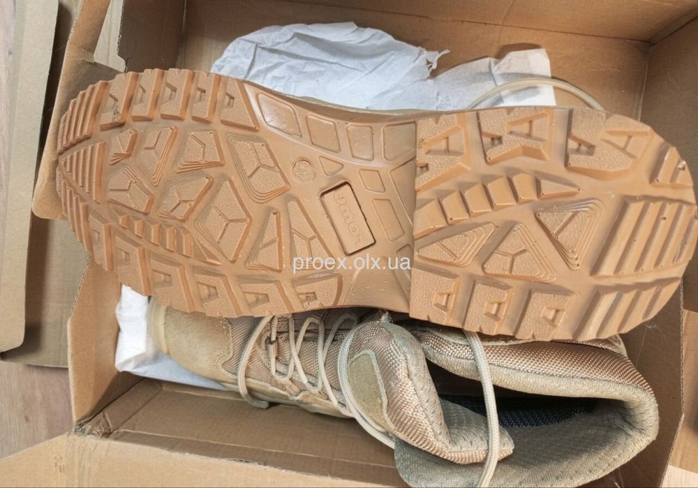 Тактические ботинки Lowa Zephyr GTX MID TF Coyote Gore-Tex замшевые военные берцы