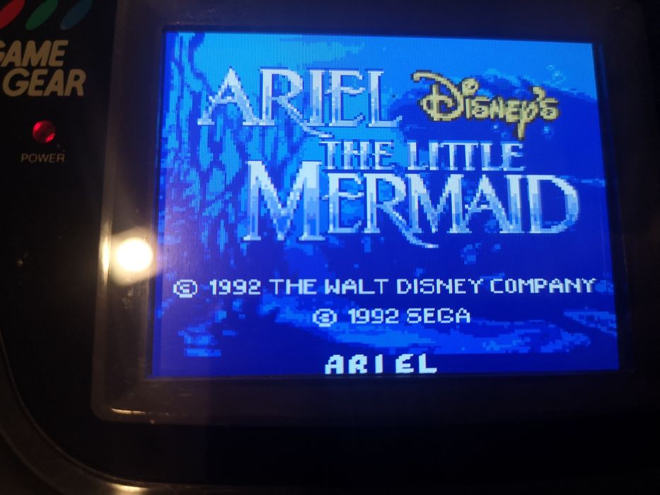 Ariel Little Mermaid SEGA GAME GEAR gra (oryginał testowany) sklep