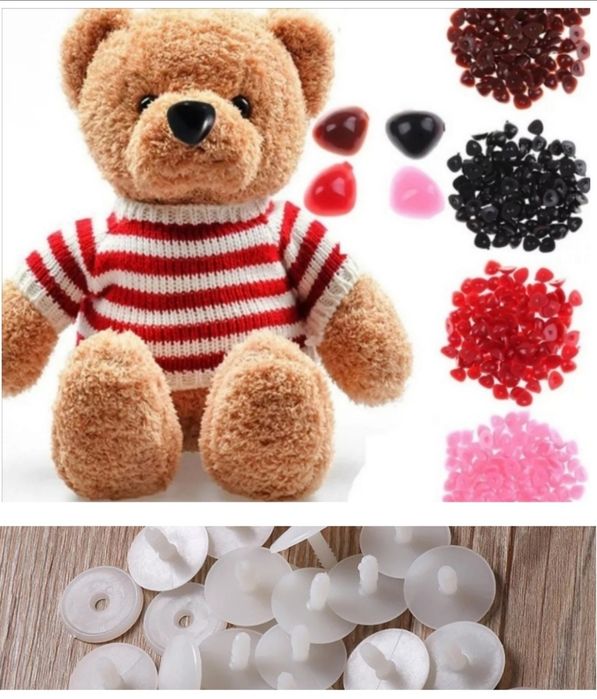 Носики (клеевые) и суставы (шарниры) комплекты для игрушек амигуруми