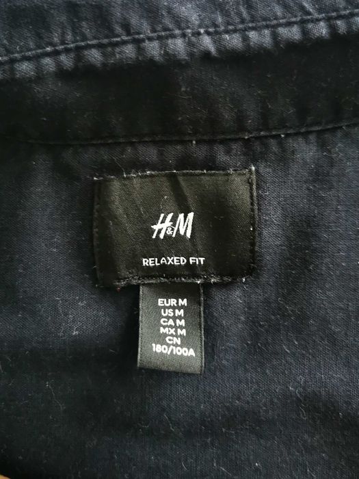 Koszula H&M z krótkim rękawem M/L (używana, stan dobry)