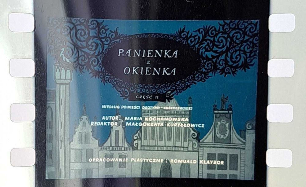 PANIENKA Z OKIENKA cz 2 bajka na rzutnik projektor diaskop PRL