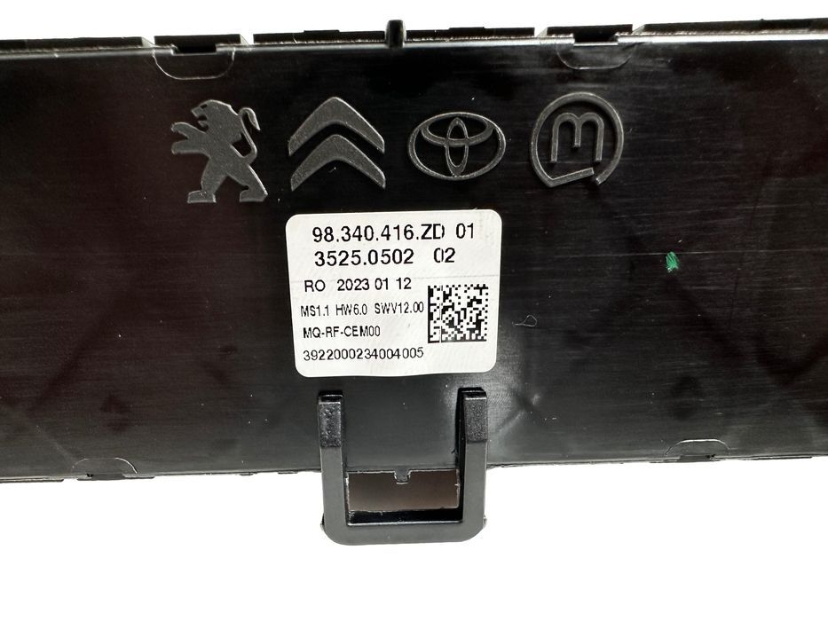 Panel Klimatyzacji Jumpy Expert III Proace II VivaroC 98.340.416ZD