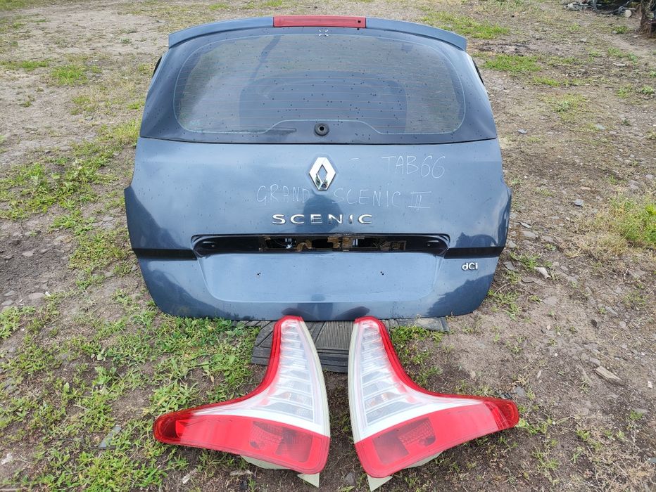 Renault Grand Scenic III 2009-2015 кришка багажника колір TAB66