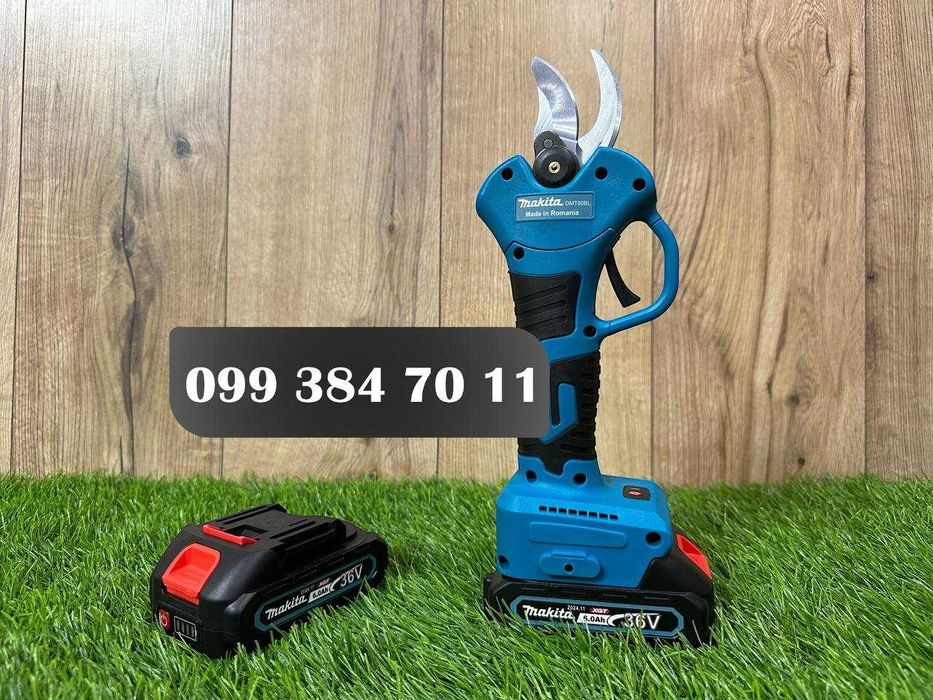 Аккумуляторный Садовый Секатор Макіта DMT80BL Бесщеточные ножницы 36V