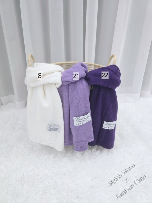 Premium ! Szal : 50 % kaszmir 50 % wełna