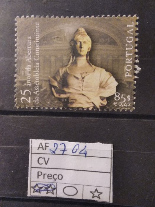 2000    25 Anos Da Abertura Da Assembleia Constituinte MNH **