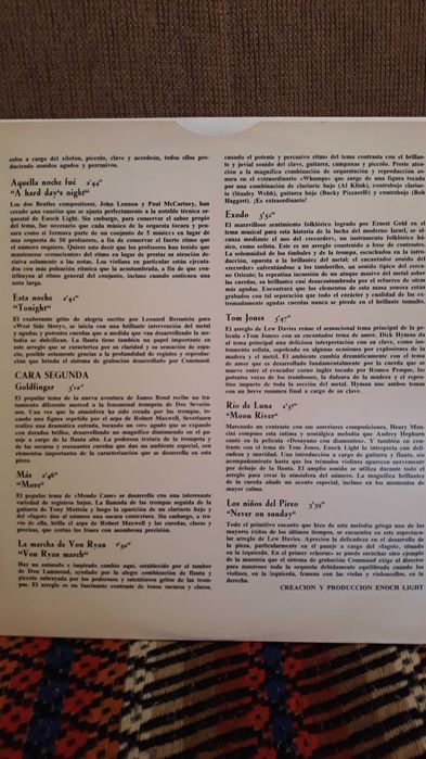 Enoch Light - Grandes temas de grandes peliculas - LP - portes incl.