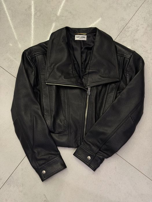 Шкіряна куртка Saint Laurent