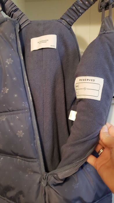 Теплий зимовий полукомбінезон Reserved на зріст 98cm