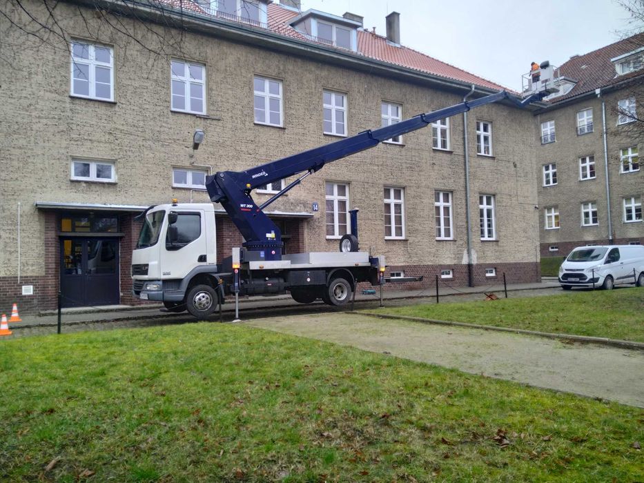 Podnośnik koszowy 30m 20m wynajem Bartoszyce Kętrzyn Mrągowo Giżycko