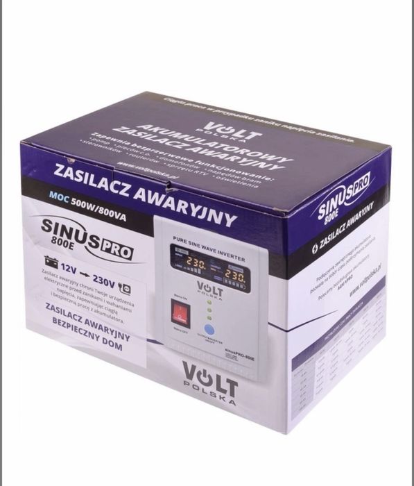 Інвертор напруги/ДБЖ VOLT SINUS PRO 800 E 12/230V